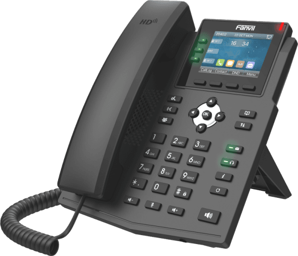 FANVIL Fiksni telefon VoIP X3U crni