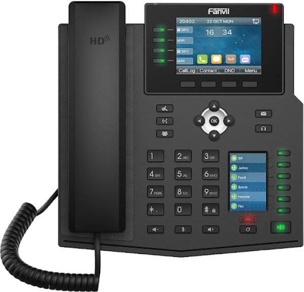 FANVIL Fiksni telefon VoIP X5U crni