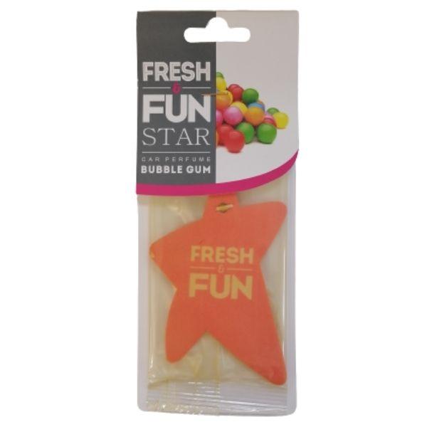 AUTOPRACTIC Papirni osveživač Fresh& Fun Star - Bubble Gum