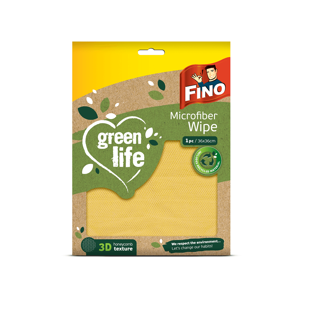 FINO Green life mikrofiber krpa žuta