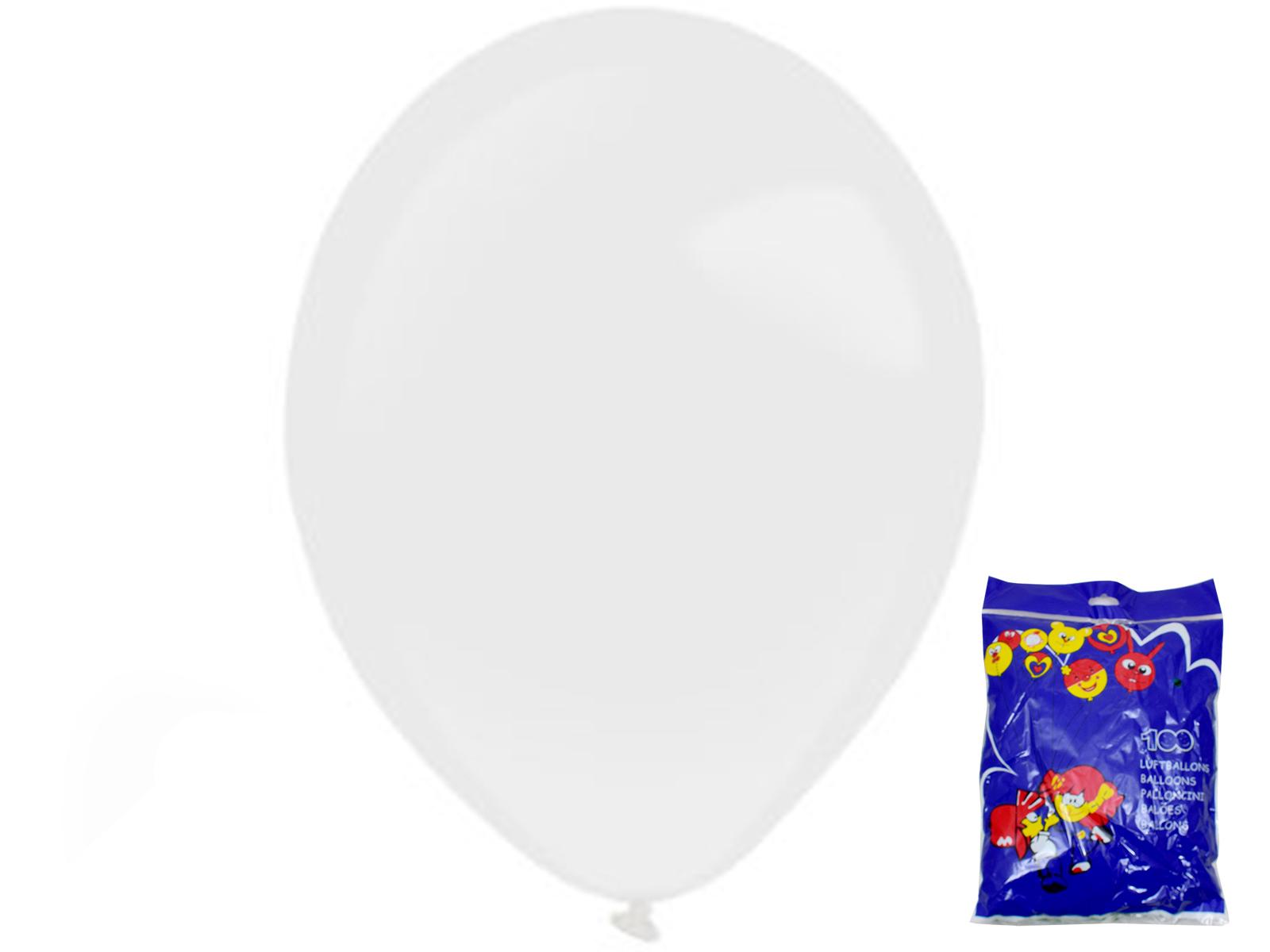 Baloni 30cm 100/1 bela