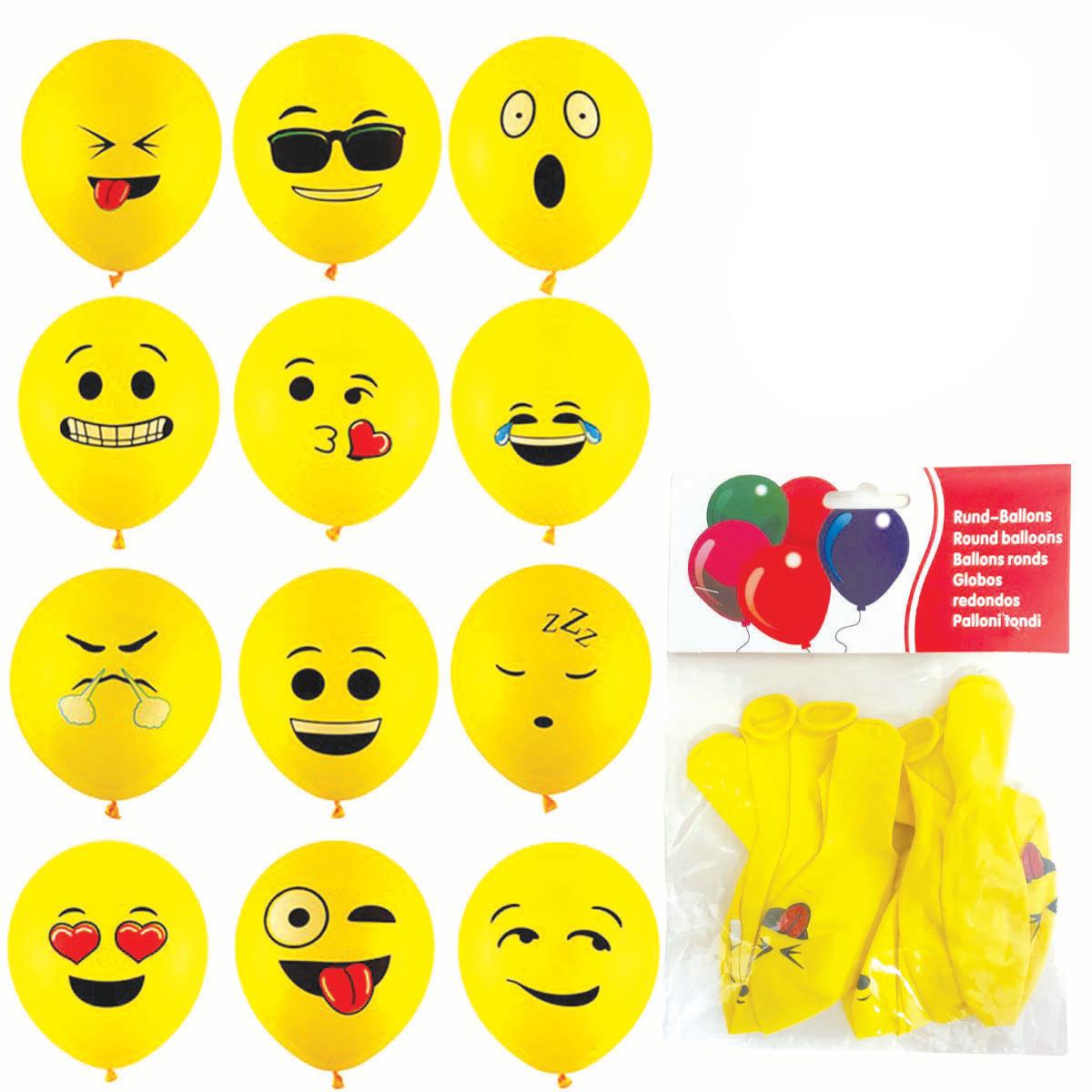 Baloni Smile 30cm 10/1 žuti