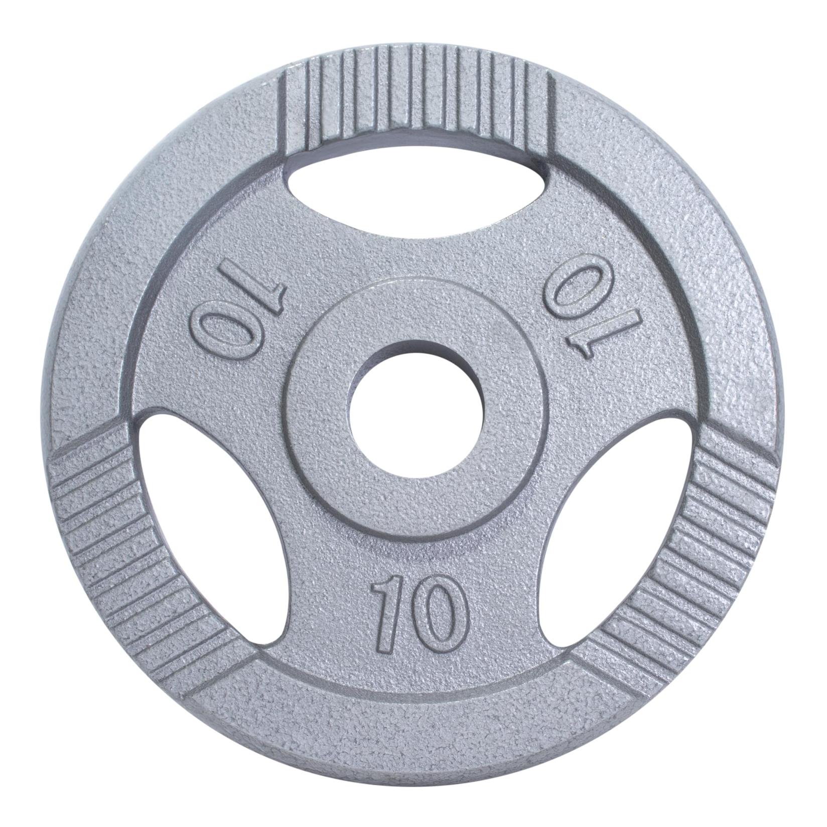 GORILLA SPORTS Disk 10kg 50mm sivi