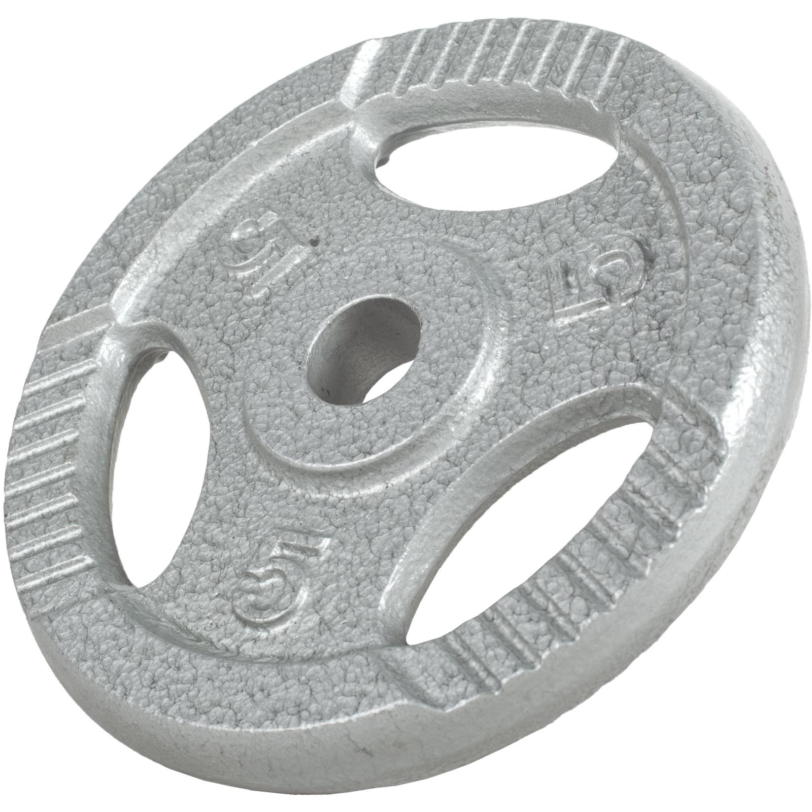 GORILLA SPORTS Disk 5kg 30mm sivi