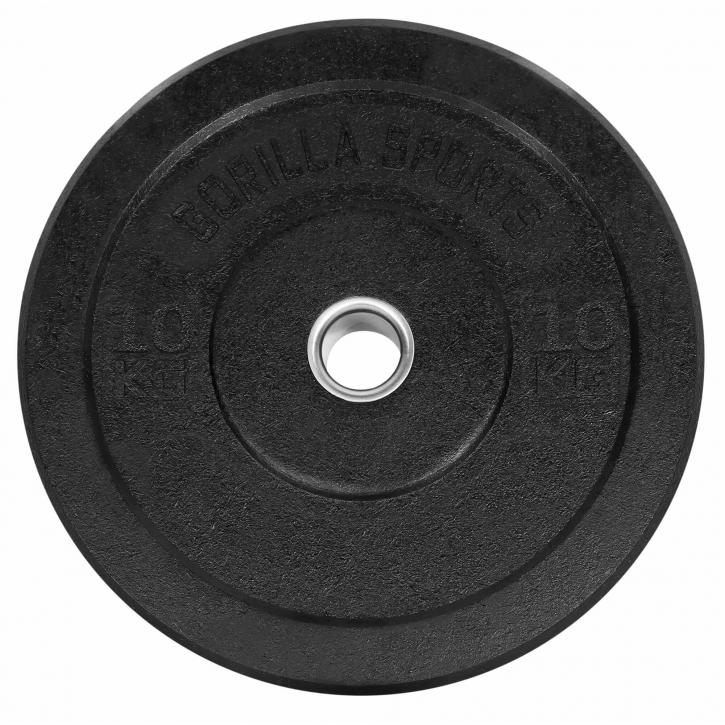 GORILLA SPORTS Olimpijski bumper teg HI-TEMP 10 kg