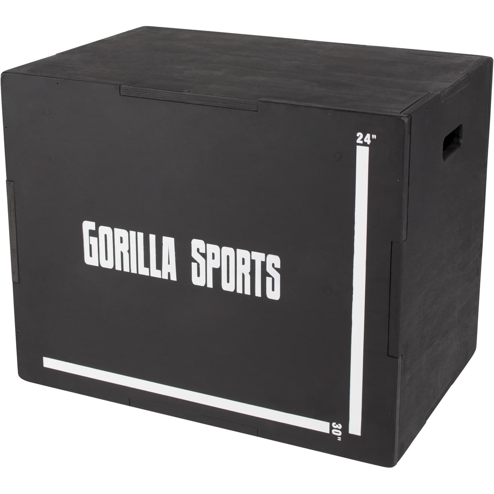 GORILLA SPORTS Pliometrijska kutija ’’Plyo Box’’ crna