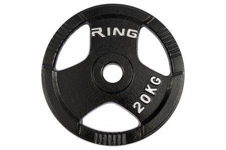 Selected image for RING Olimpijski tegovi liveni sa hvatom 1x20kg