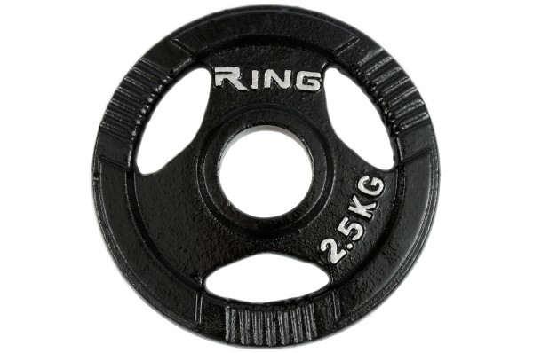 RING Olimpijski tegovi liveni sa hvatom 1x2,5kg