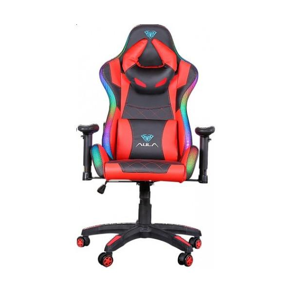 Selected image for AULA Gaming stolica F8041 RGB crno-crvena