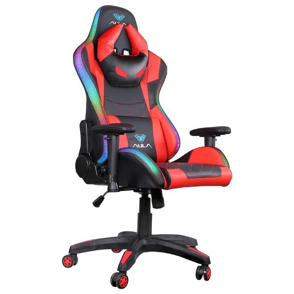 Selected image for AULA Gaming stolica F8041 RGB crno-crvena
