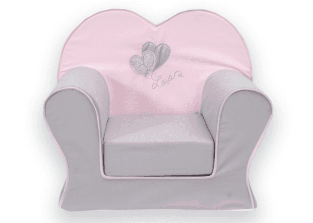 FIM BABY Bebi fotelja Srce ružičasta