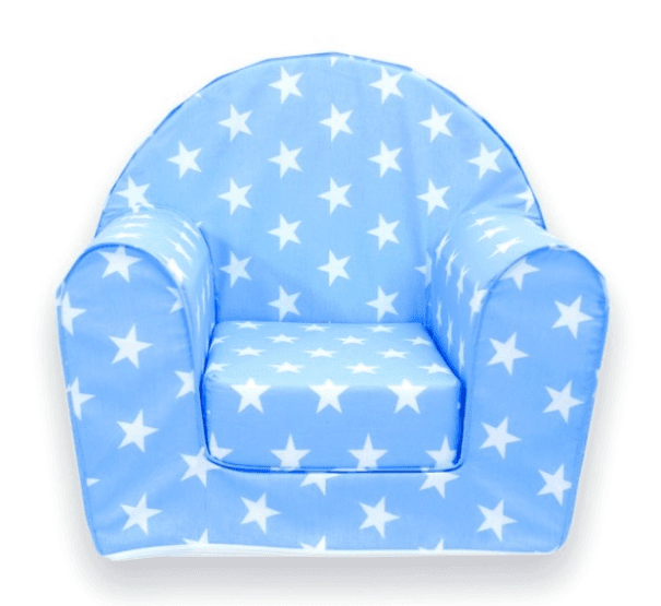 FIM BABY Bebi fotelja Uni sa zvezdicama plava