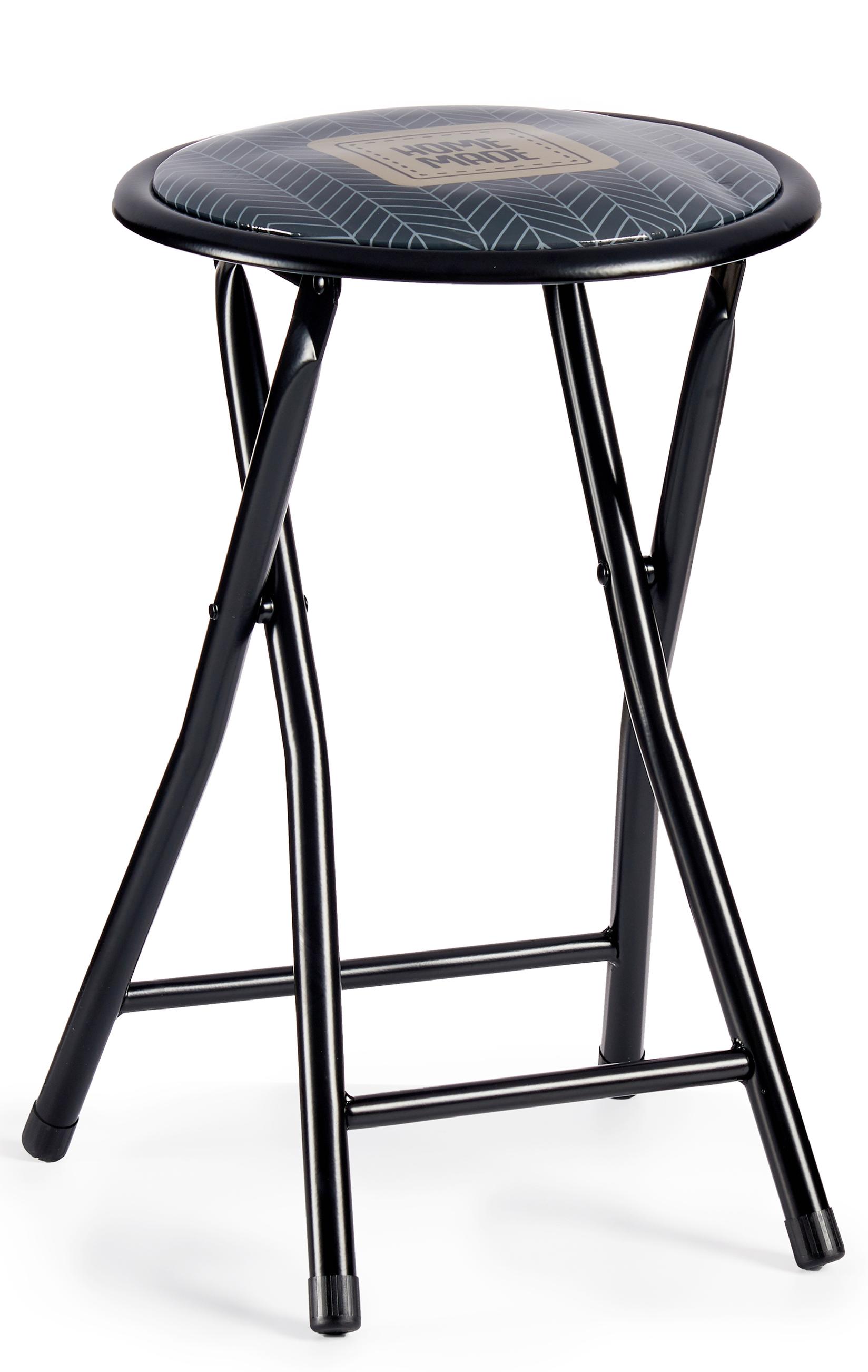 Selected image for GIFTDECOR Sklopiva PVC stolica Homemade crna