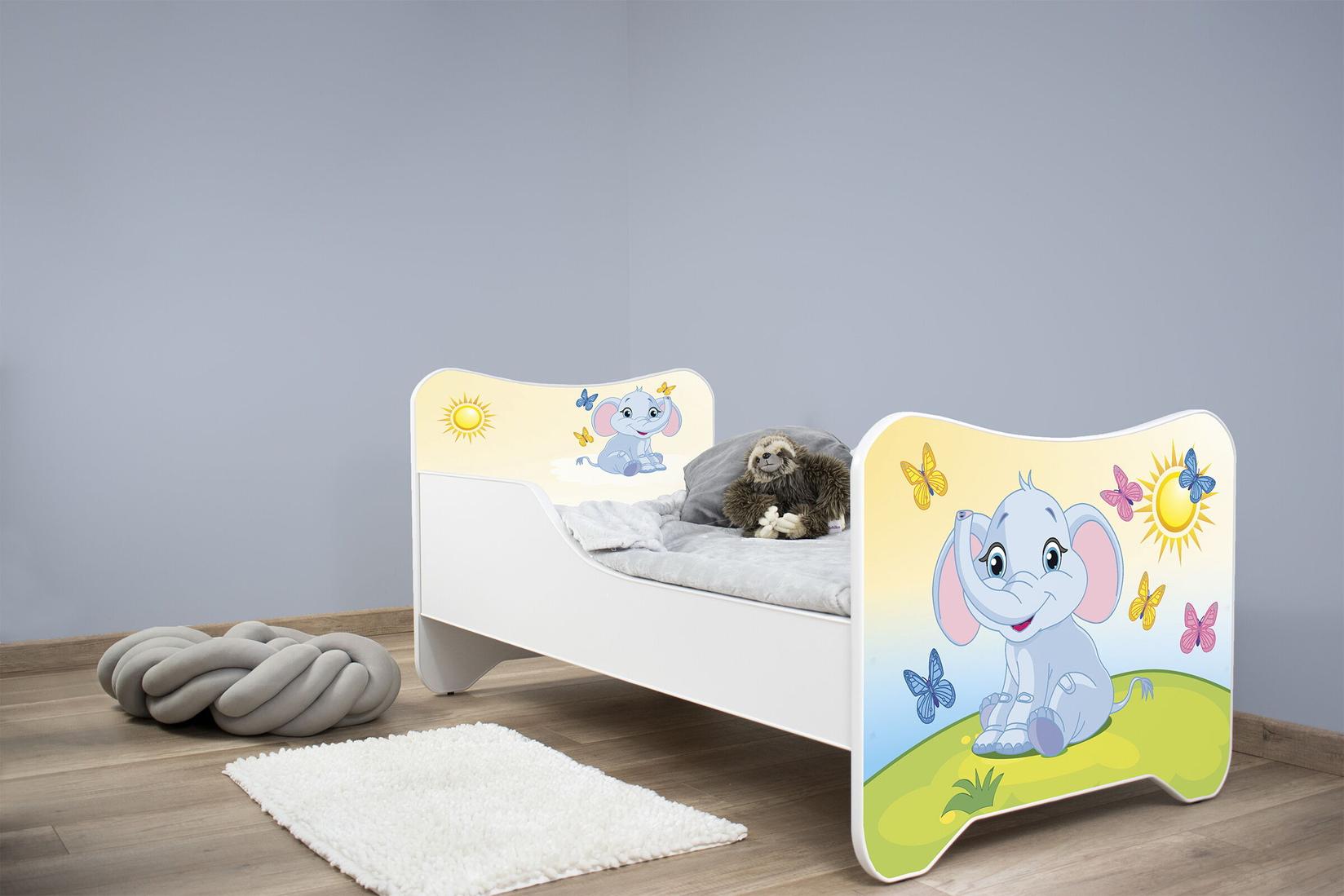 Selected image for Happy Kitty Dečiji krevet 160x80cm  LITTLE ELEPHANT