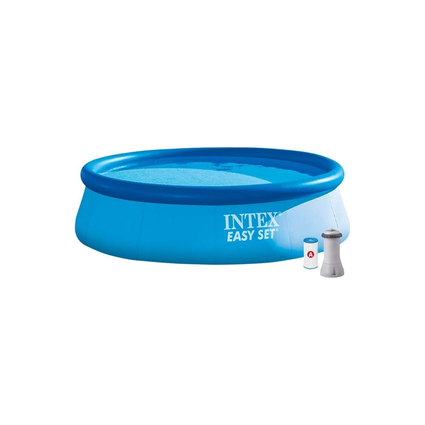 INTEX Bazen na naduvavanje sa pumpom Easy Set 366x76 cm plavi