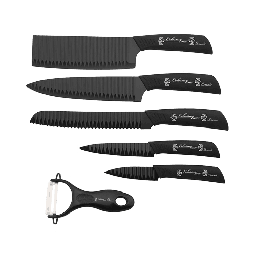 COLOSSUS LINE Set keramičkih noževa 5/1 CL-35 crni