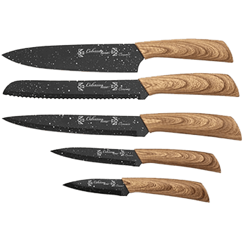 Selected image for COLOSSUS LINE Set mermerno-keramičkih noževa 5/1 CL-38 crni