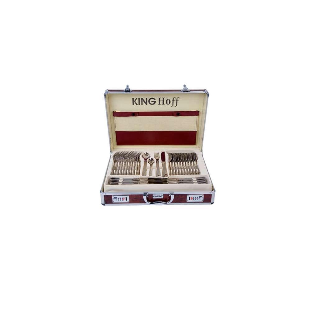KINGHOFF Set escajga u koferu KH3565 72/1 srebrni