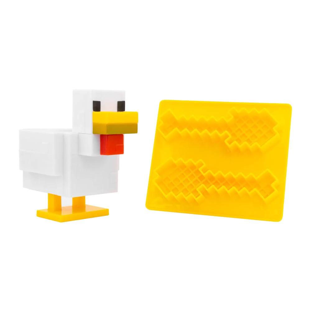 PALADONE Set čaša za jaje i sekač tosta Minecraft Chicken V2