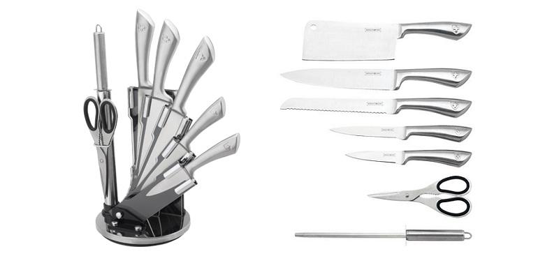 Slike ROYALTY LINE Set kuhinjskih noževa 8/1 RL-KSS600 sivi