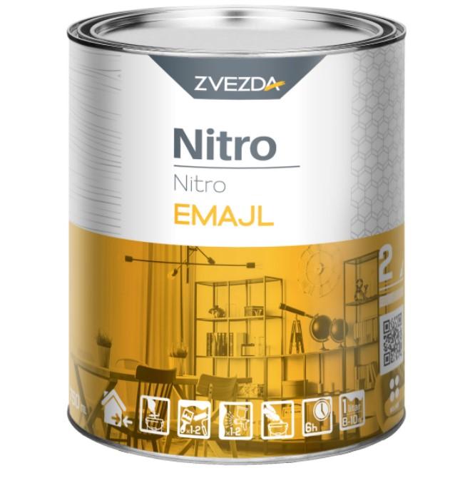 HELIOS Emajl za drvo i metal Nitro 0.75 L žuti