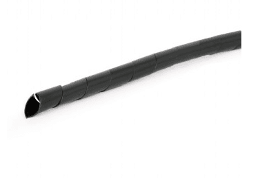 Selected image for Gembird obloga spiralnog kabla od 12mm, 10m, crna
