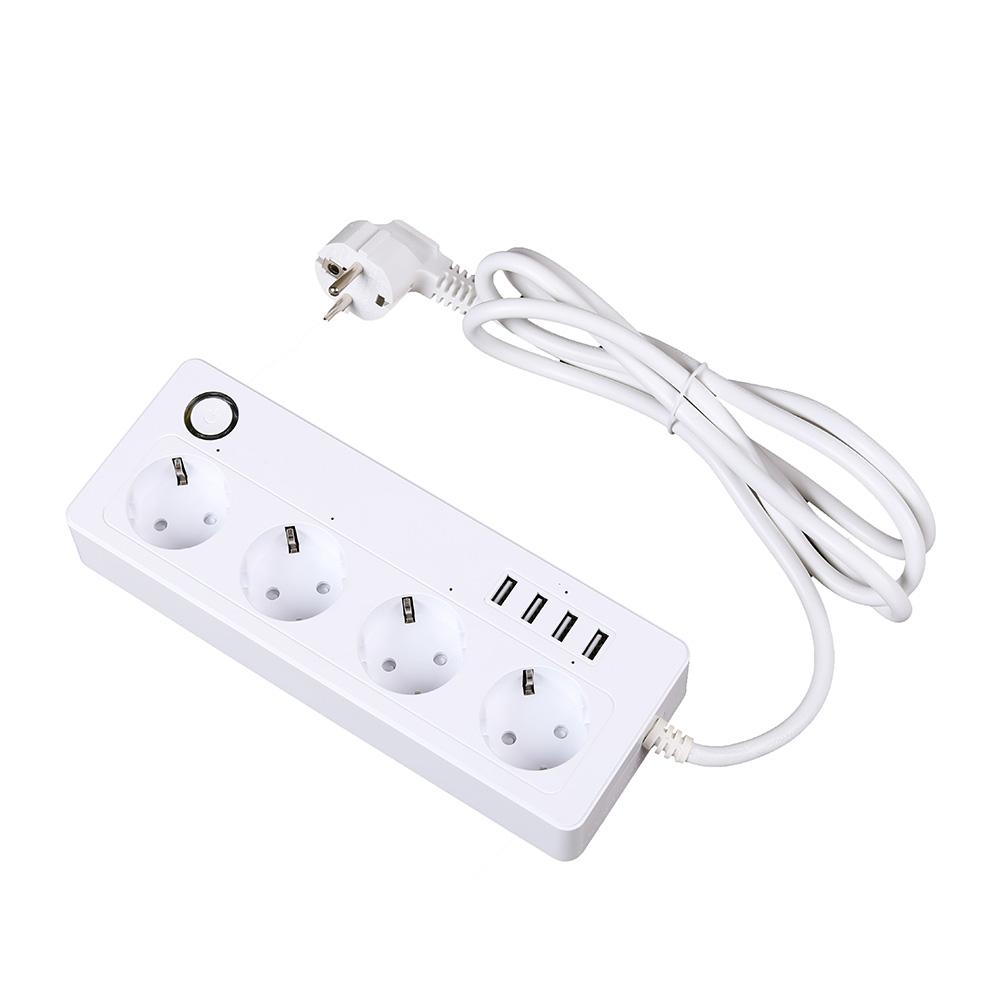 MOYE Smart produžni kabl Voltaic V2 4 EU Plugs + 4 USB ulaza beli