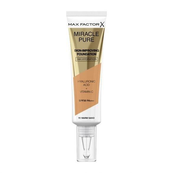 MAX FACTOR Tečni puder Miracle pure 70 Warm sand