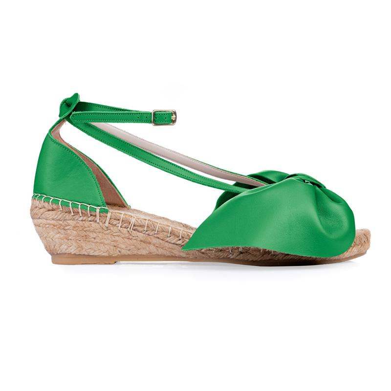 M-ISHKA M-ISHKA Ženske sandale Wedges elf zelene