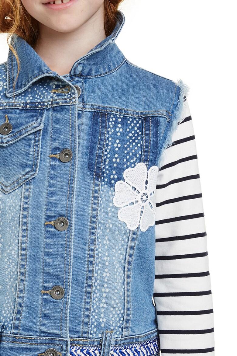 Selected image for DESIGUAL Teksas jakna za devojčice 19SGED03/500 7 plava