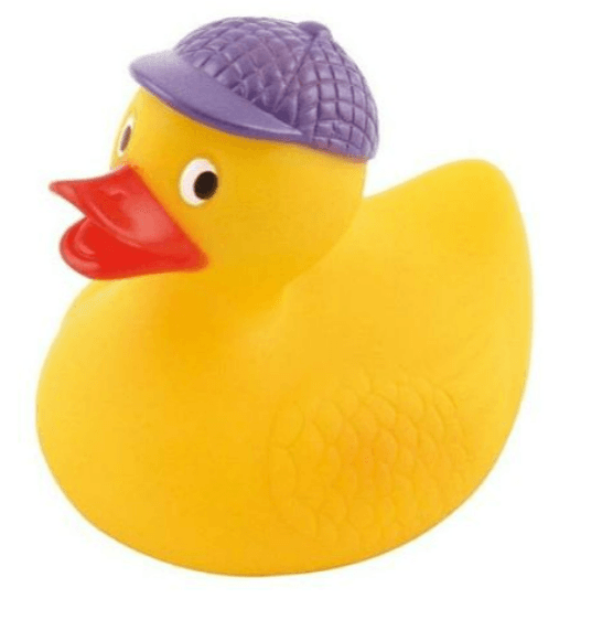 CANPOL BABIES Igračka za kupanje patkica žuto-ljubičasta