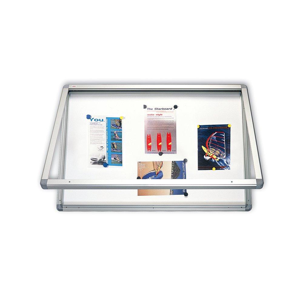 Selected image for 2x3 Oglasna tabla bela magnetna sa vratima i inbus ključem GS1129 120x90cm
