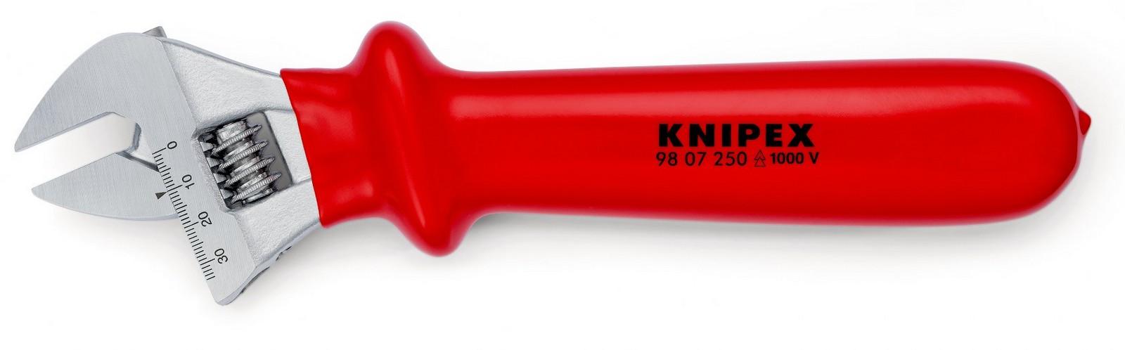 KNIPEX Francuski ključ izolovan 1000V 260mm 98 07 250 crveni