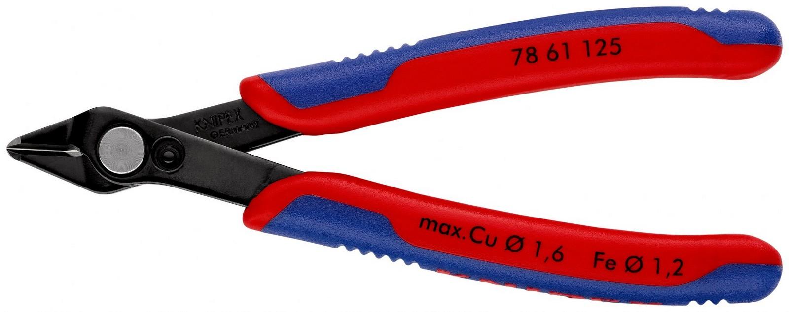 KNIPEX Klešta Super Knips elektroničarska 125mm 78 61 125 crvena
