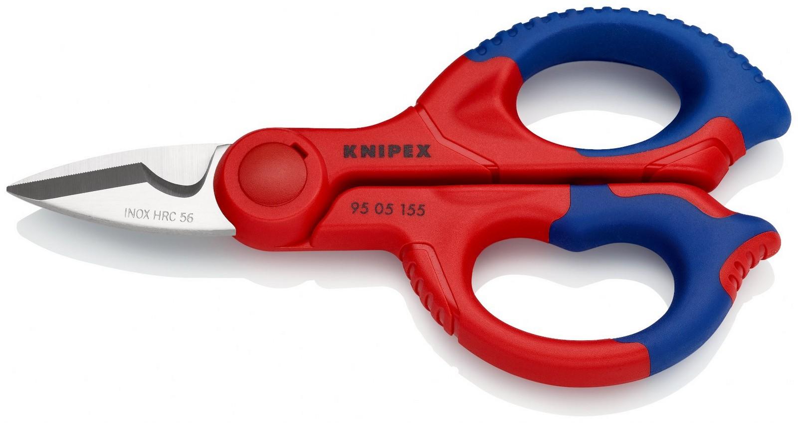 KNIPEX Makaze za električare 155mm 95 05 155 SB crvene