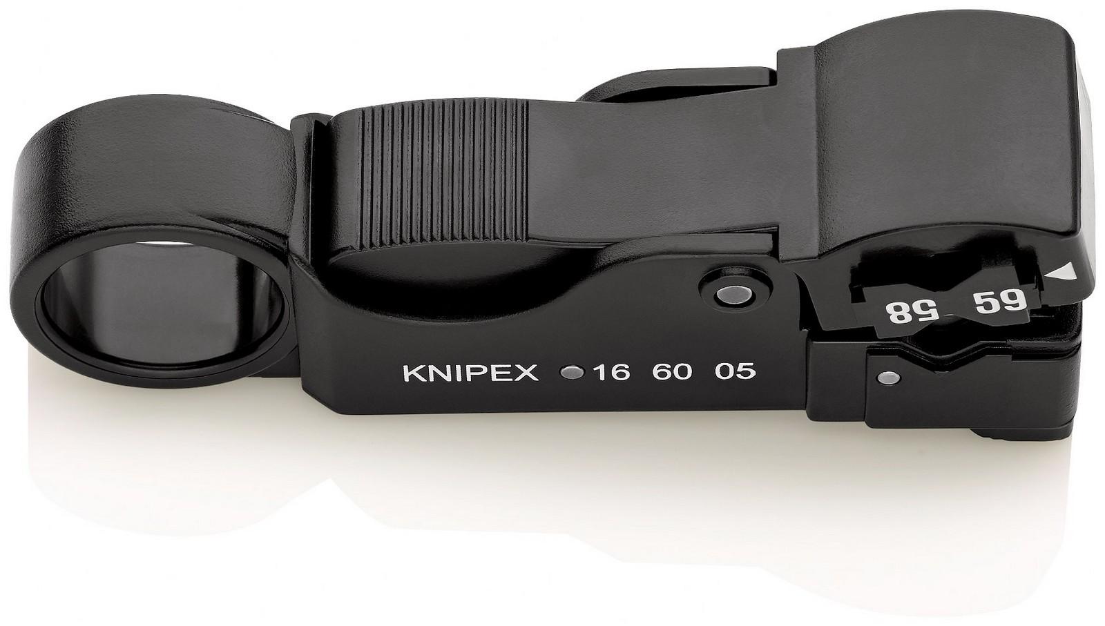 Selected image for KNIPEX Striper za koaksijalne kablove 16 60 05 SB
