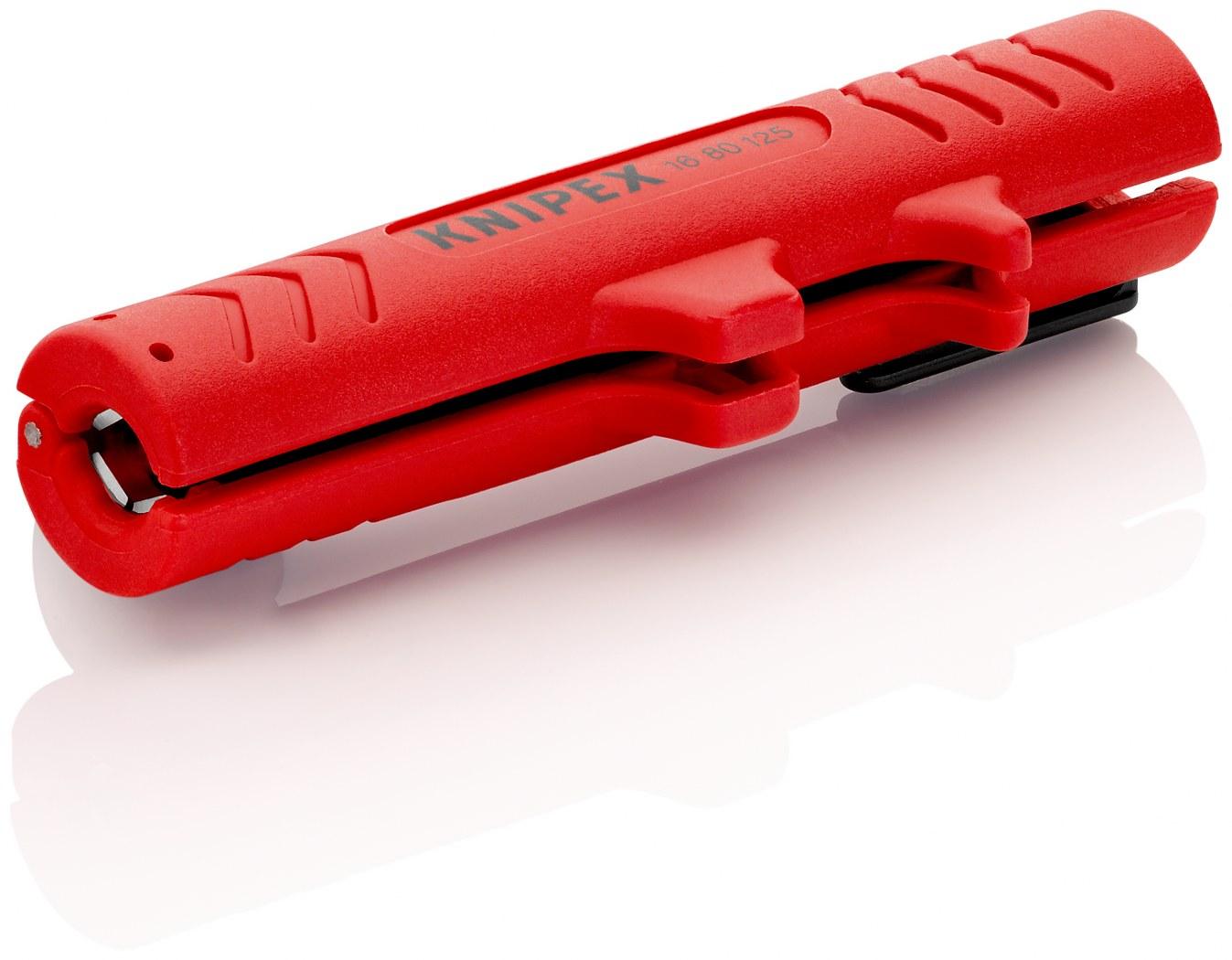 KNIPEX Univerzalni alat za skidanje izolacije 16 80 125 SB crveni