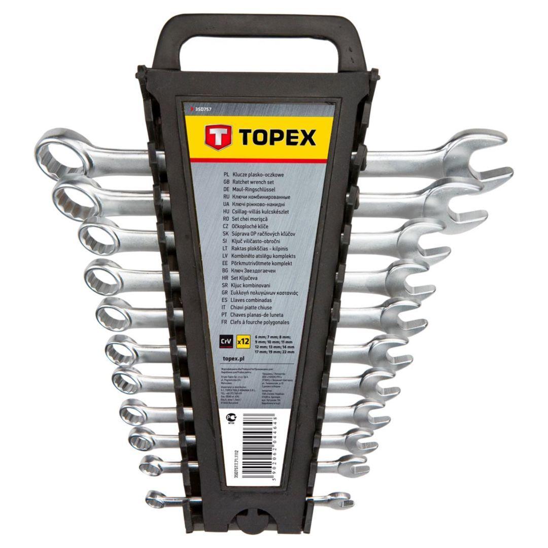 TOPEX Komplet ključeva okasto-viljuškastih Premium 35D757