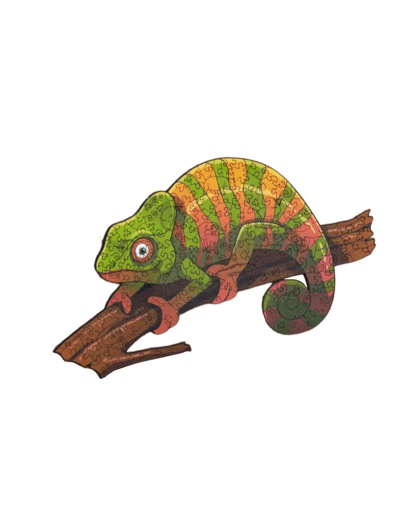 Selected image for Wood magic Kameleon Slagalica od drveta, 140 delova