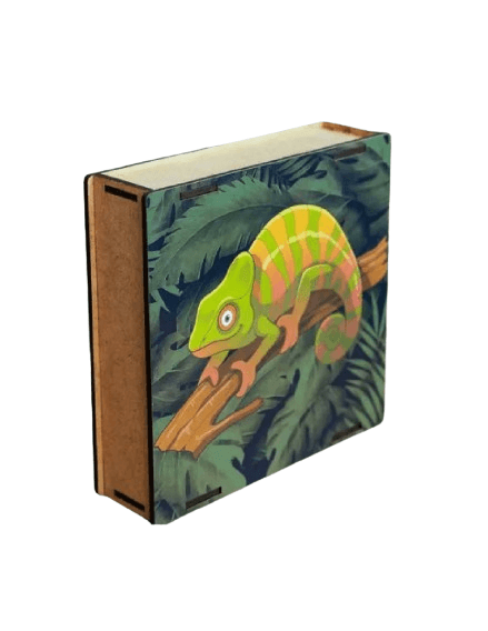 Selected image for Wood magic Kameleon Slagalica od drveta, 140 delova