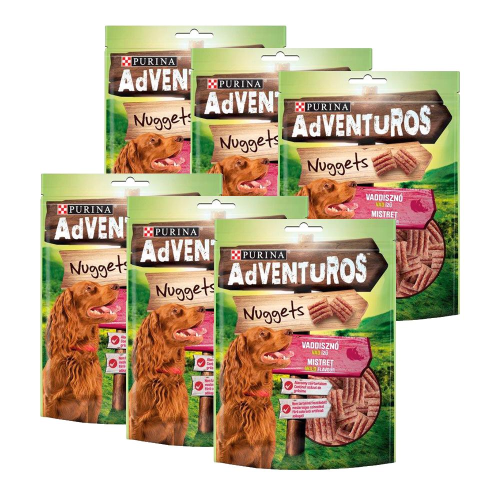 Frieskies Adventuros Nuggets Poslastice za pse, Divlja svinja, 6x90g