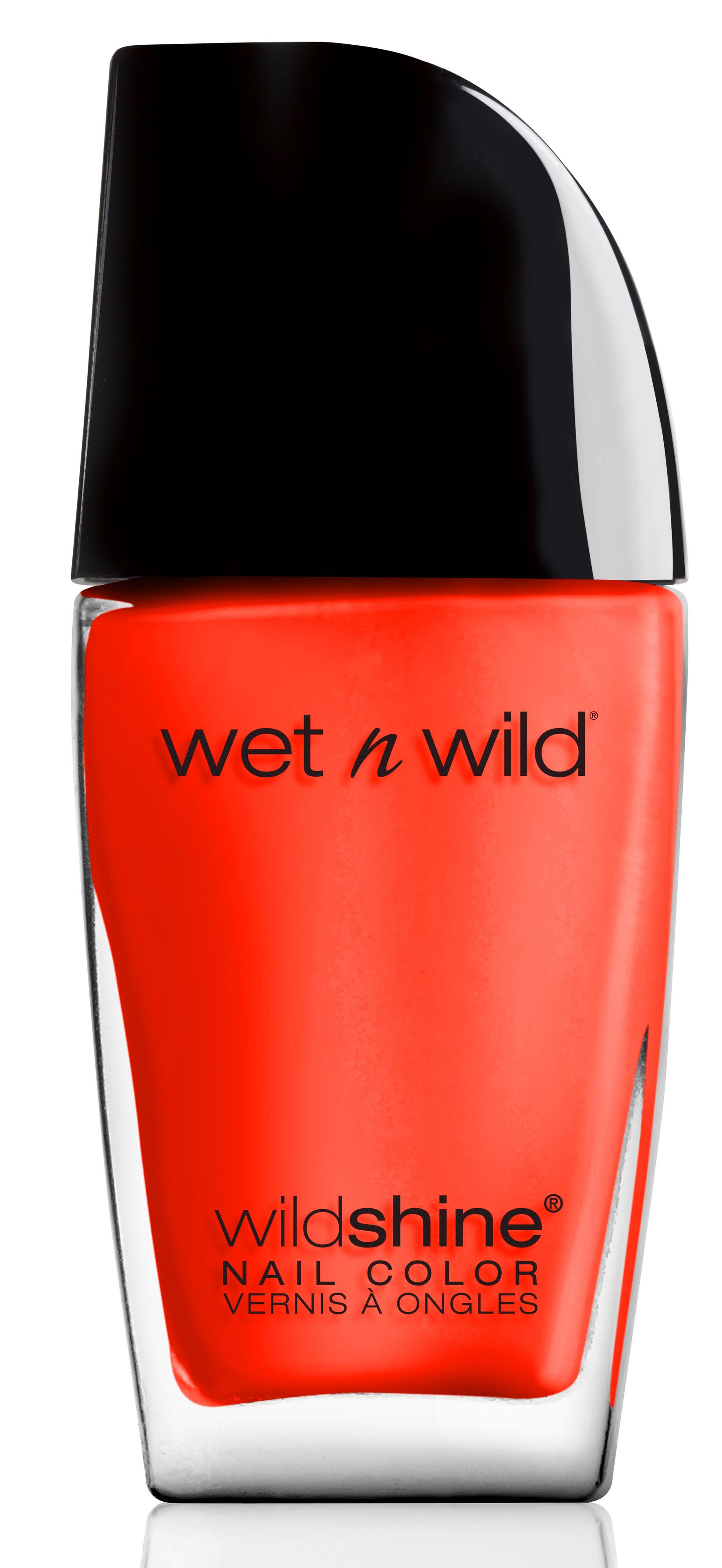Selected image for wet n wild wildshine Lak za nokte Matte top coat, E490 Heatwave, svetlo crvena, 12.3 ml