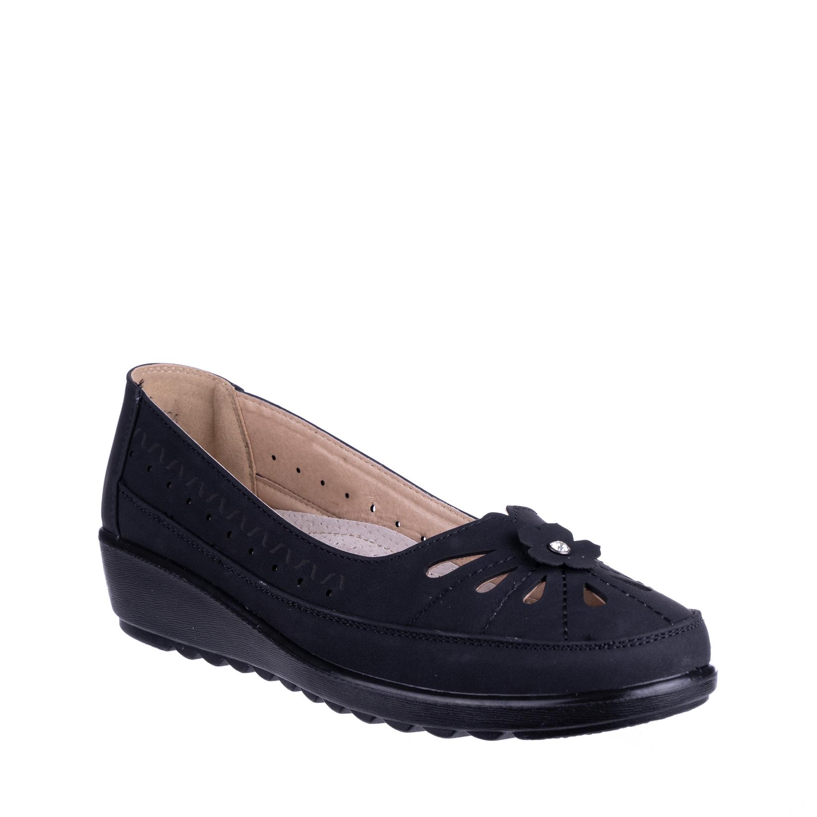 COMFORT BY ELLY SHOES Ženske cipele N76210, Crne
