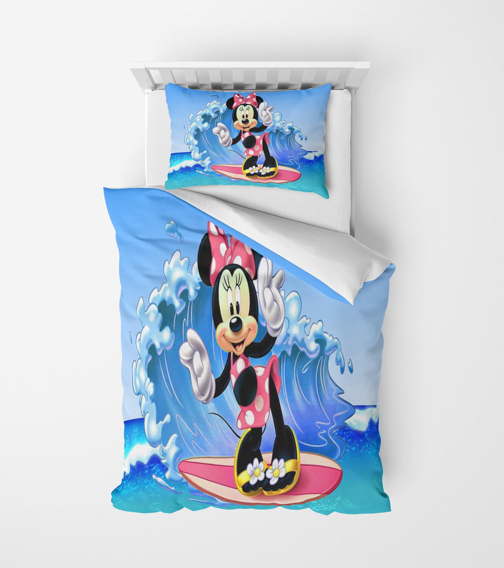 MEY HOME Posteljina Single 3D Minnie Mouse Surf