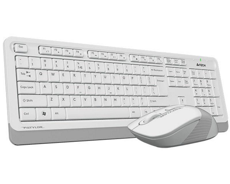 Selected image for A4 TECH Tastatura i miš FG1010 FSTYLER Wireless Combo USB US beli set