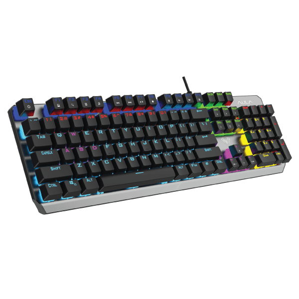 AULA Gaming mehanička tastatura F2066-II sivo - crna
