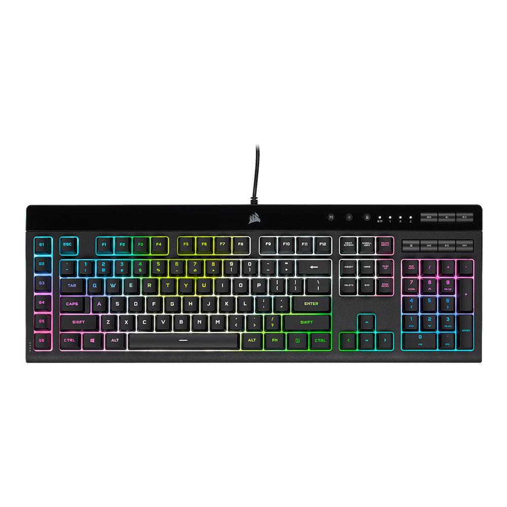 CORSAIR Gaming tastatura K55 RGB PRO XT crna
