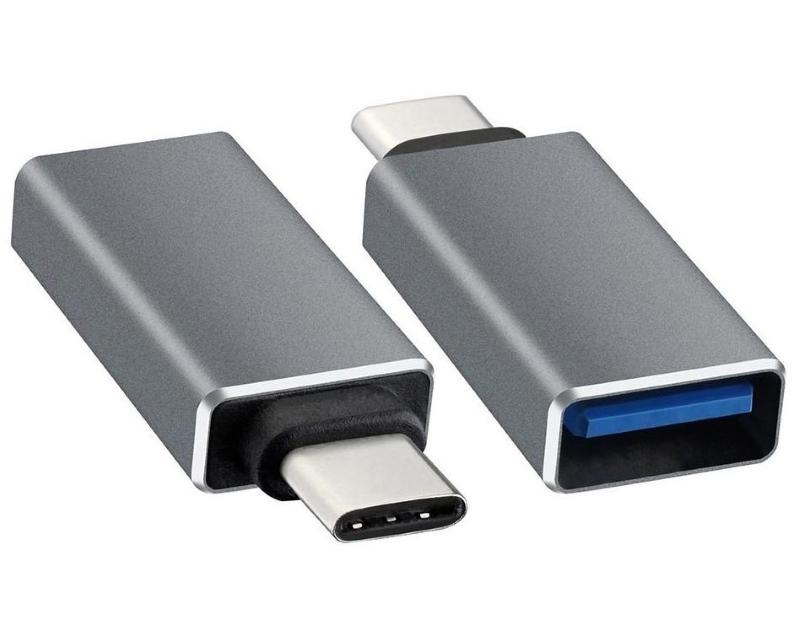 Selected image for E-GREEN Adapter USB tip C - USB 3.0 M/F crni