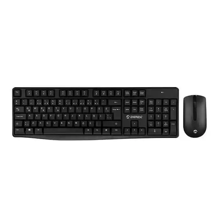 EVEREST Set bežična tastatura i miš KM-7500 - 36329 crni