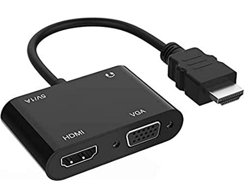 FAST ASIA Adapter konvertor HDMI na HDMI+VGA+MICRO+AUDIO